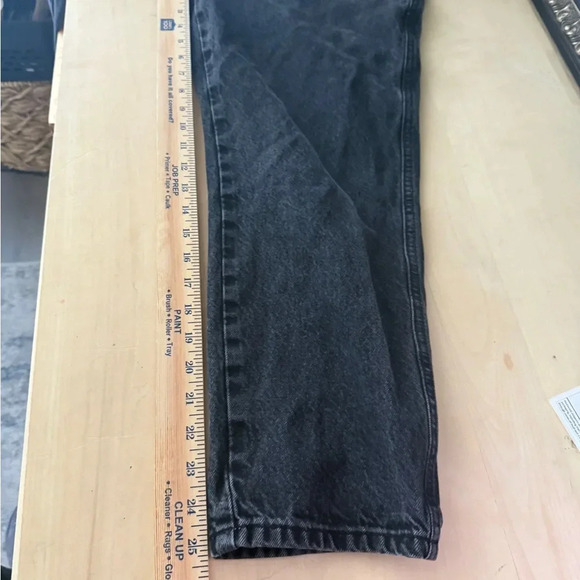 We the free black straight leg jeans -32 - Picture 5 of 6